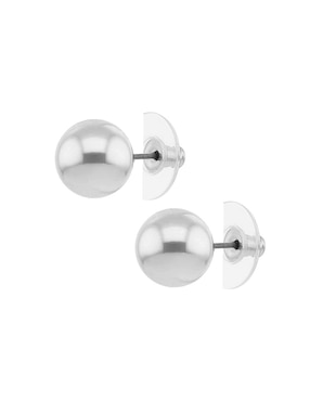 Aretes cortos Anne Klein con acabado pulido