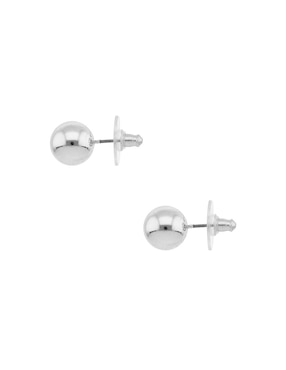 Aretes cortos Anne Klein con acabado pulido