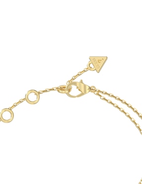 Brazalete Guess con circonita Iconique con acabado pavé