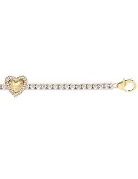Brazalete Guess con circonita Beloved con acabado pavé