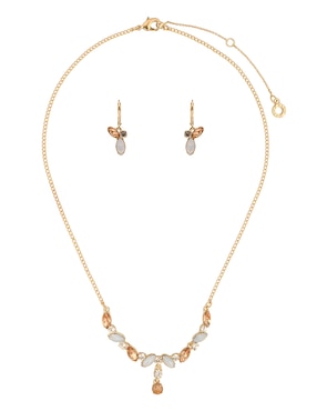 Aretes y collar Anne Klein Full color boxed