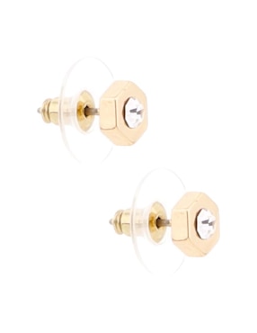 Set aretes y collar de hexagonal Dkny