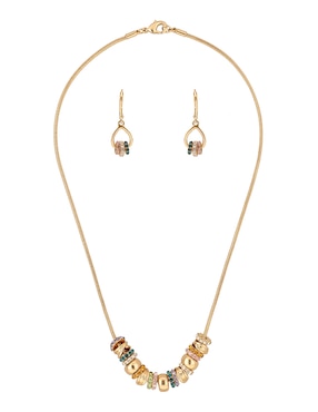 Aretes y collar Anne Klein Full color boxed