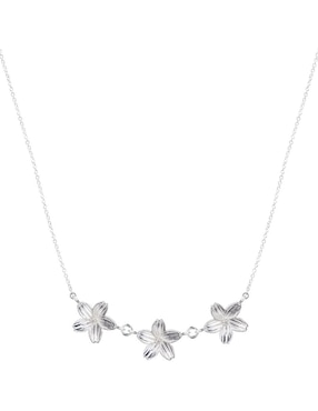 Collar de flor Anante Flor de Cerezo de plata P 925