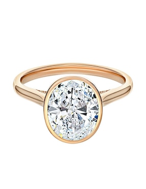 Anillo Gladkova Joyería 14 k de oro moissanita brillante