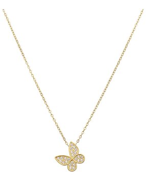Set de collar y aretes Enso Ladies Gold de zirconia