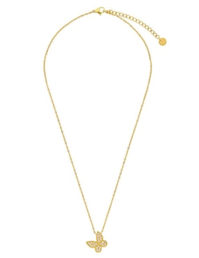 Set de collar y aretes Enso Ladies Gold de zirconia