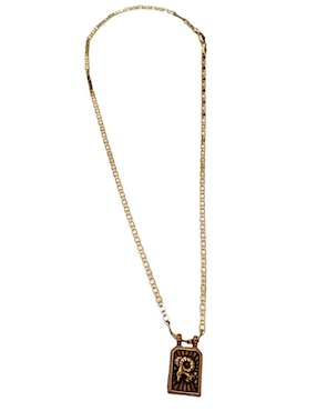 Collar con dije de signo zodiacal Nira Constelaciones de oro laminado 10 K