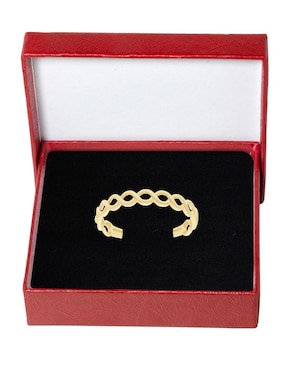 Anillo de infinito Horoz 10 k de oro zirconia pulido