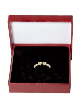 Anillo de corazón Horoz 10 k de oro zirconia pulido