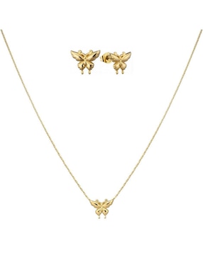Set de collar y aretes Enso Wings of light