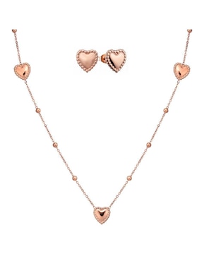 Set de collar y aretes Enso Love connection