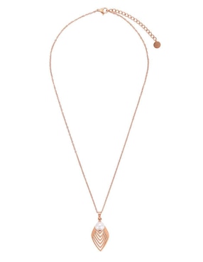 Set de collar y aretes Enso Dual harmony perla