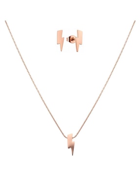 Set de collar y aretes Enso Electric muse