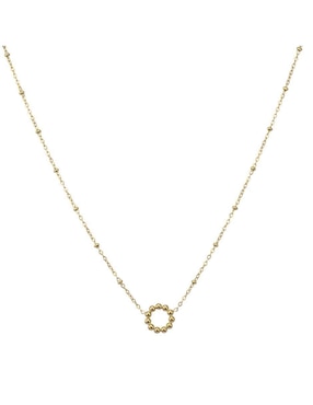 Set de collar y aretes Enso Golden bloom II