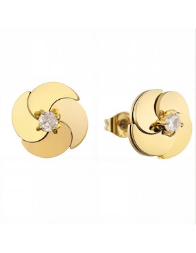 Set de collar y aretes Enso Circle of harmony zirconia