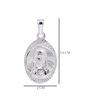 Dije ovalada Boscaini de plata P 925