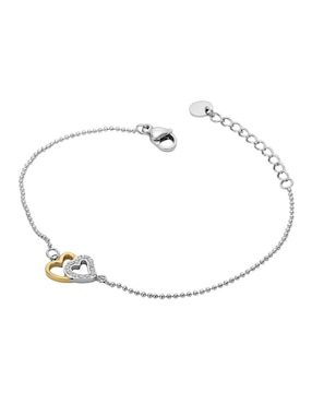 Pulsera Enso con zirconia Dual Harmony con acabado pulido