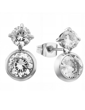 Broqueles Enso Crystal Motion con acabado pulido cristal