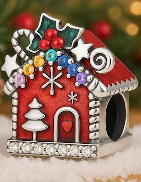 Charm de casa Glamcharm navidad de plata P 925
