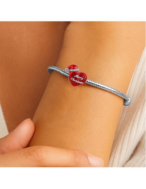 Charm de corazón Glamcharm navidad de plata P 925