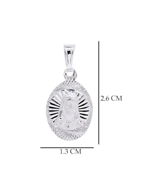 Dije ovalada Boscaini de plata P 925