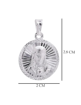 Dije circular Boscaini de plata P 925