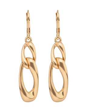 Aretes largos de eslabones Napier Forever Linked con acabado brillante
