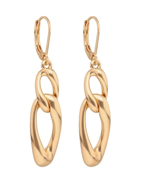 Aretes largos de eslabones Napier Forever Linked con acabado brillante