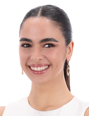 Aretes largos de eslabones Napier Forever Linked con acabado brillante