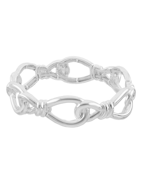 Pulsera Napier Silver Bonds acabado pulido