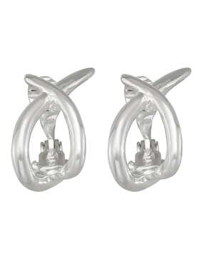 Aretes cortos Napier Clip Capsule con acabado pulido