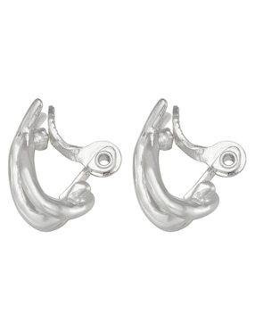 Aretes cortos Napier Clip Capsule con acabado pulido