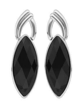 Aretes cortos de rombo Napier Night Out con acabado pulido