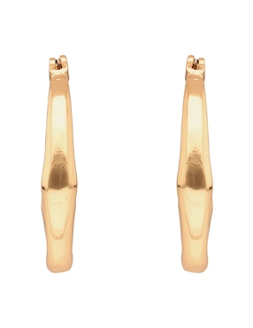 Aretes cortos Napier con acabado brillante