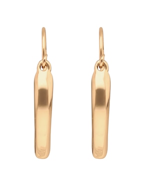 Aretes cortos Napier con acabado brillante