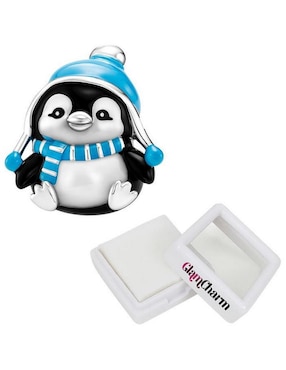 Charm de pingüino Glamcharm de plata P 925
