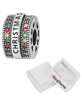 Charm circular Glamcharm de plata P 925