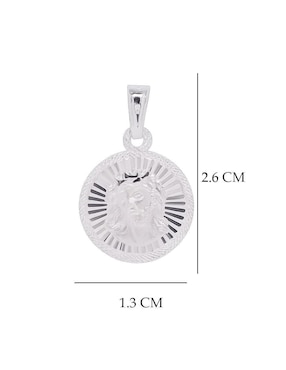 Dije de cristo Boscaini de plata P 925