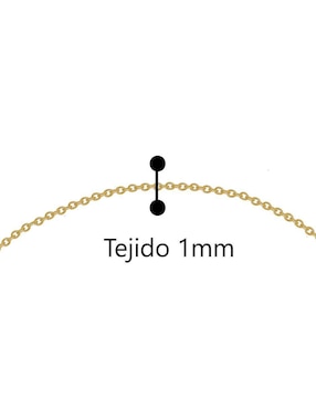 Pulsera Horoz de oro 10 K con acabado pulido