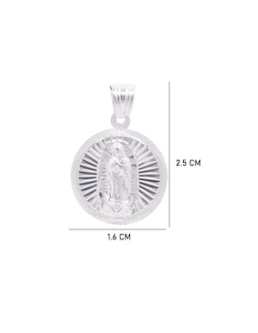 Dije circular Boscaini de plata P 925
