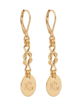 Aretes largos Lauren Ralph Lauren Daise con acabado pulido