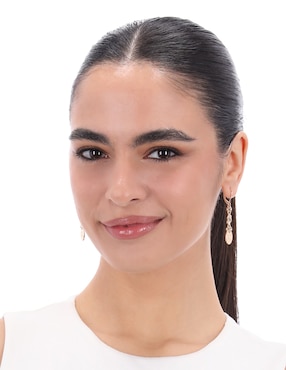 Aretes largos Lauren Ralph Lauren Daise con acabado pulido