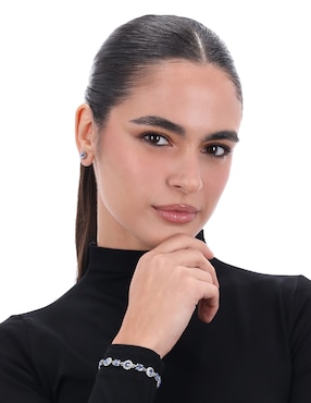 Aretes y pulsera Givenchy cristal