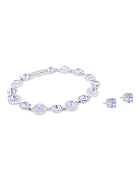 Aretes y pulsera Givenchy cristal