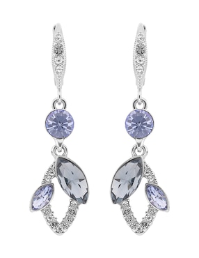 Aretes largos Givenchy Garden of Gems con acabado brillante