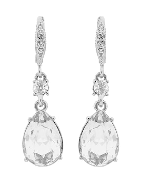 Aretes largos de gota Givenchy Golden con acabado brillante