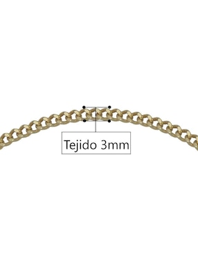 Collar de eslabones Horoz de oro 10 K