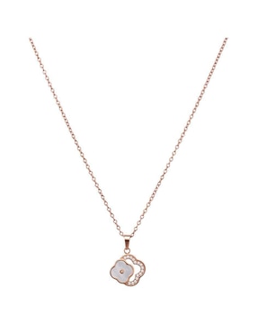 Collar con dije de trébol Enso Bloom Essence