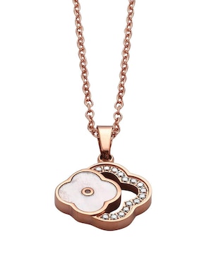 Collar con dije de trébol Enso Bloom Essence